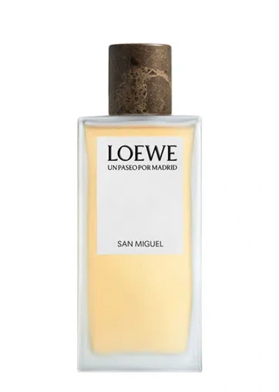 Loewe Un Paseo Por Madrid San Miguel Eau De Parfum 100ml, Perfume, Aromas Of Bergamot, Pear And Patc In White