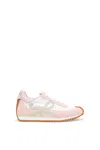 LOEWE UNIQUE AND STYLISH BONBON WHITE WOMEN'S SNEAKERS FOR SS24 COLLECTION
