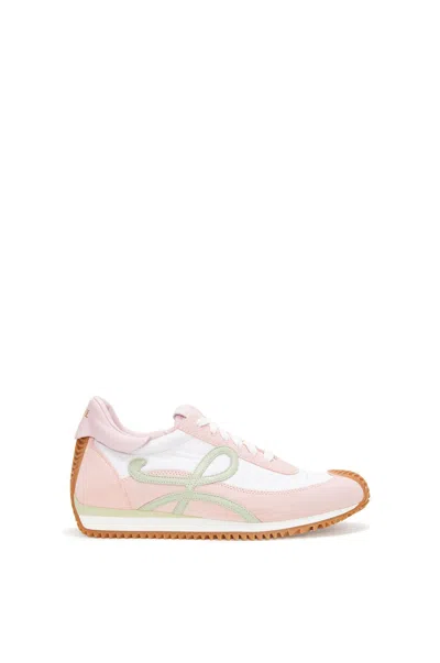 LOEWE UNIQUE AND STYLISH BONBON WHITE WOMEN'S SNEAKERS FOR SS24 COLLECTION