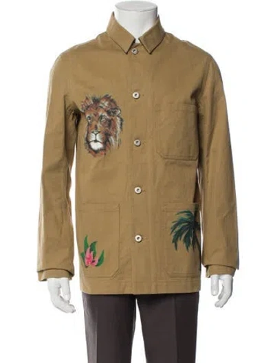 Pre-owned Loewe Utility Jacket In Brown