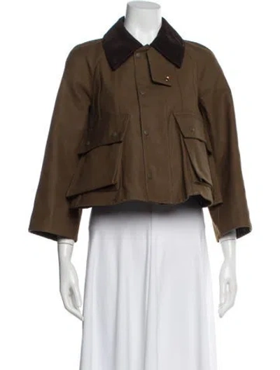 Pre-owned Loewe Utility Jacket In Green