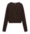Loewe Long-sleeved Cardigan In Brown