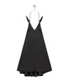 Loewe Flamenco Dresses Black In Black