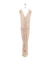 Loewe V-neck Dress In Nude