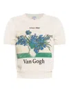Loewe Van Gogh Short Sleeve Sweater In White