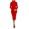 Loewe Zip-up Wool-blend Midi Dress In Red