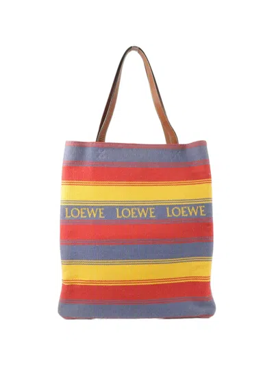 Pre-owned Loewe Vertical Tote Bag In Blue