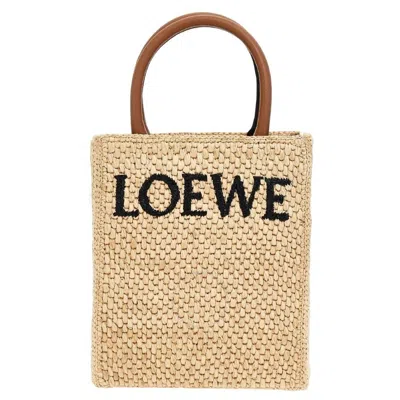 Loewe Vertical Tote Mini Handbag - Beige