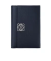 Loewe Vertical Wallet In Blue