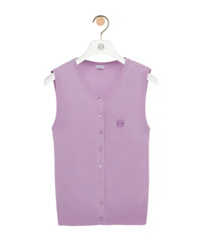 LOEWE VEST IN CASHMERE AND SILK