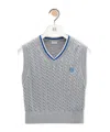 Loewe Vest In Cotton In Gray