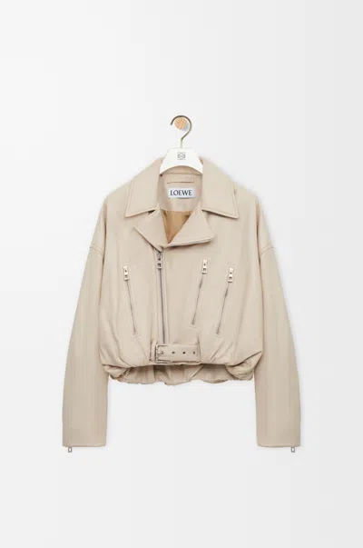 LOEWE BIKER JACKET IN NAPPA LAMBSKIN SIZE:36 FOR WOMAN