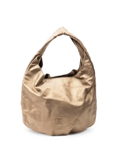 Pre-owned Loewe Viento Shoulder Bag In Brown