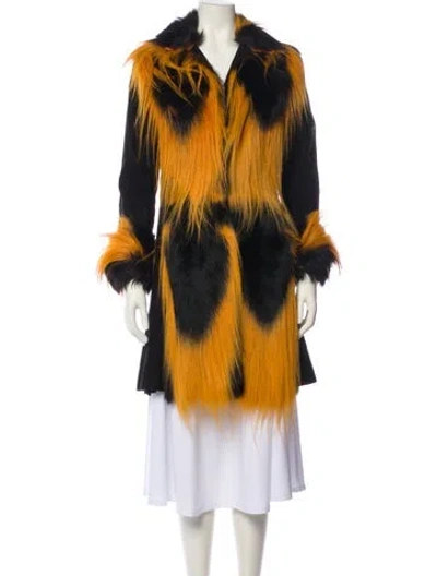 Pre-owned Loewe Vintage 1970's Coat In Black