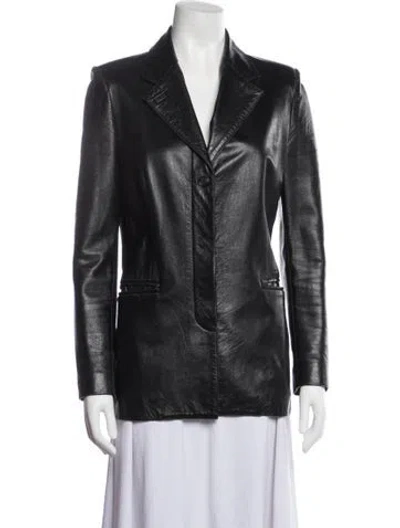 Pre-owned Loewe Vintage 1990's Blazer In Black