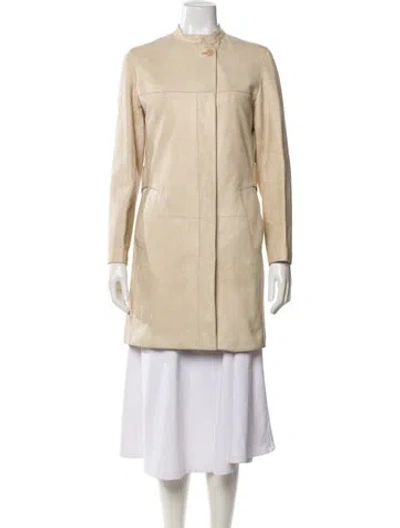 Pre-owned Loewe Vintage 1990's Coat In Neutral
