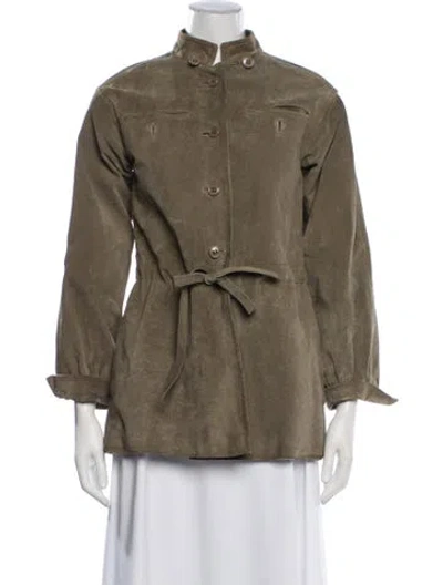 Pre-owned Loewe Vintage 1990's Jacket In Green
