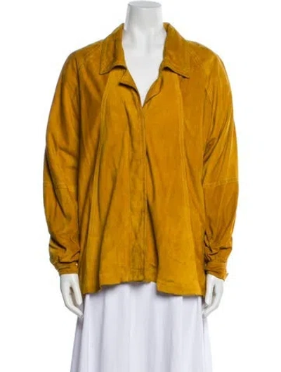 Pre-owned Loewe Vintage 1990's Jacket In Yellow