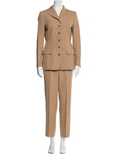 Pre-owned Loewe Vintage 1990's Pantsuit In Neutral