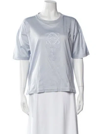 Pre-owned Loewe Vintage 1990's T-shirt In Blue