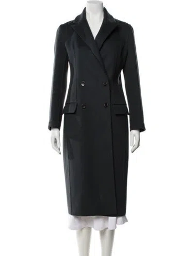 Pre-owned Loewe Vintage 2000's Peacoat In Gray