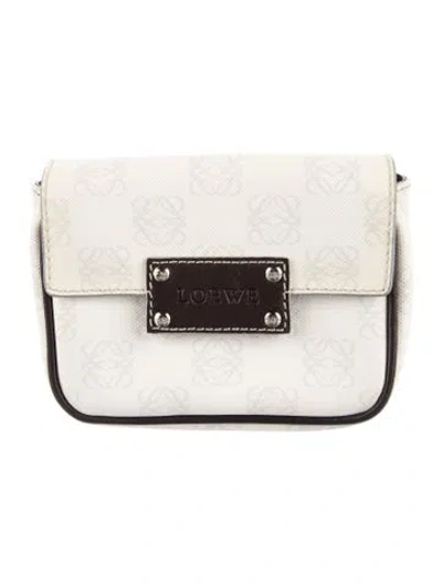 Pre-owned Loewe Vintage 2004 Wallet In White