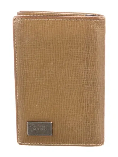 Pre-owned Loewe Vintage 2005 Card Holder In Neutral