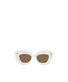 Loewe Vintage Cat-eye Sunglasses In White