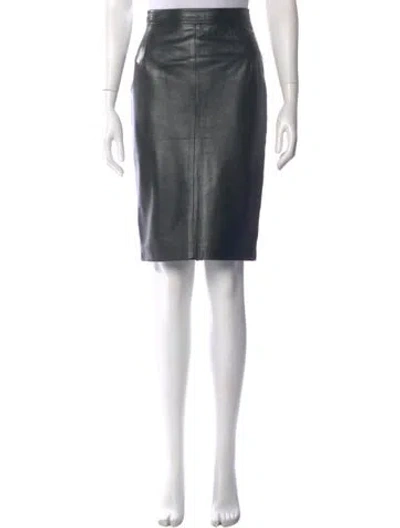 Pre-owned Loewe Vintage Knee-length Skirt In Black