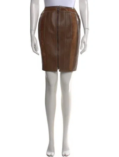 Pre-owned Loewe Vintage Knee-length Skirt In Brown