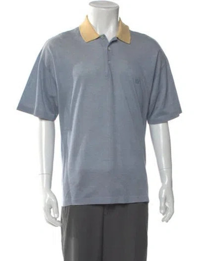 Pre-owned Loewe Vintage Late 1990's - Early 2000's Polo Shirt In Blue