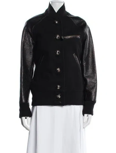 Pre-owned Loewe Vintage Late 2000's - Early 2010's Bomber Jacket In Black