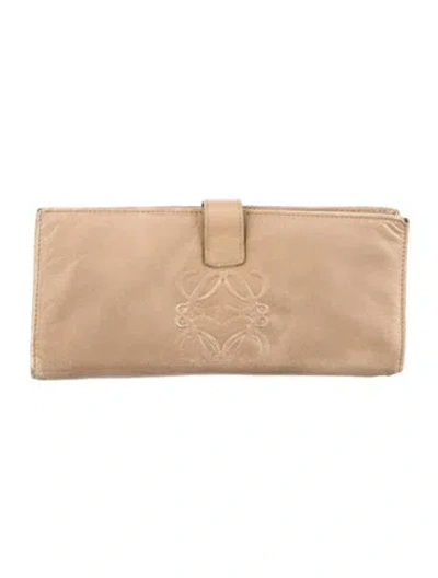 Pre-owned Loewe Vintage Leather Wallet