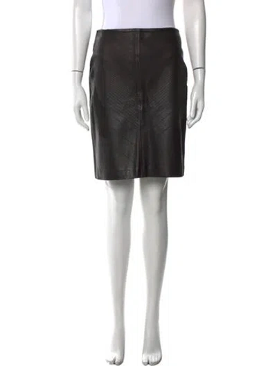 Pre-owned Loewe Vintage Mini Skirt In Black