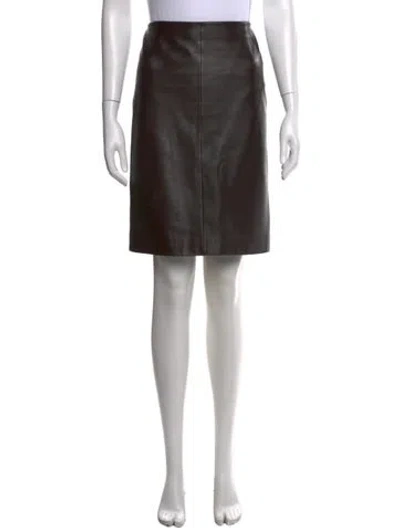 Pre-owned Loewe Vintage Mini Skirt In Black