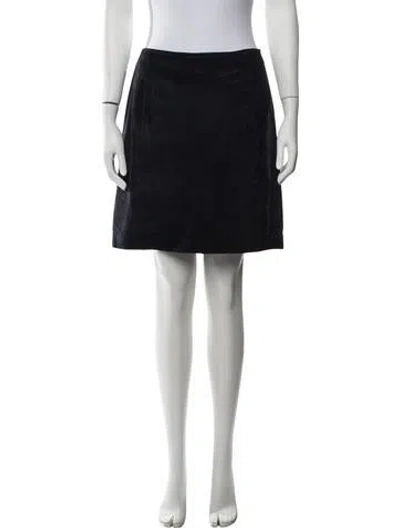 Pre-owned Loewe Vintage Mini Skirt In Blue