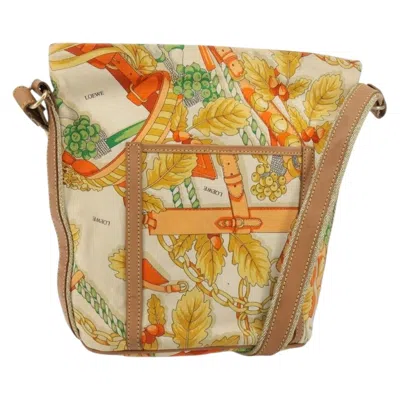 Pre-owned Loewe Vintage Shoulder Bag Canvas Multicolour Canvas Shoulder Bag Bag ()