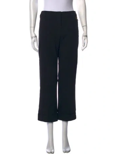 Pre-owned Loewe Vintage Straight Leg Pants In Black