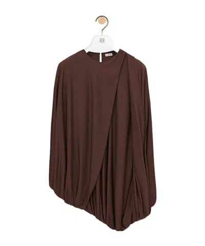 LOEWE VISCOSE DRAPED TOP