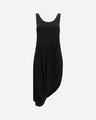 Loewe Viscose Dress In Black