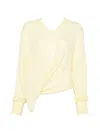 Loewe V-neck Draped Sweater In Neutral