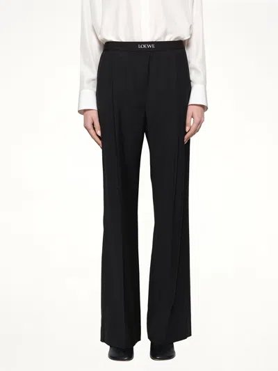 Loewe Waistband Trouser In Black