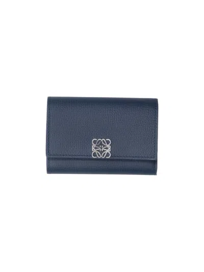 Loewe Wallet "anagram" In Blue