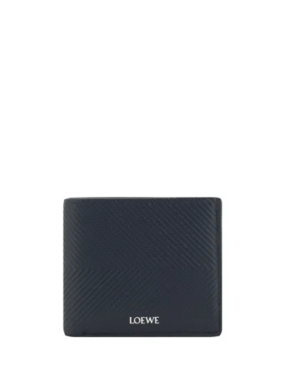 Loewe Wallet In Deep Navy