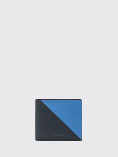 Loewe Wallet Men Color Navy
