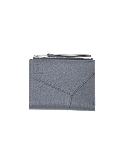 Loewe Wallet "puzzle" In Blue