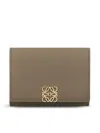 Loewe Anagram Trifold Wallet In Brown
