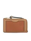 Loewe Leather Cardholder In Brown
