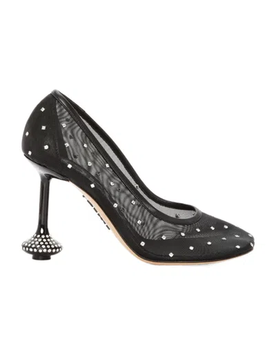 LOEWE LOEWE TOY EMBELLISHED MESH PUMPS