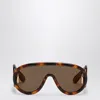 Loewe Lw40108i Anagram 52g Havana Sunglasses In Brown